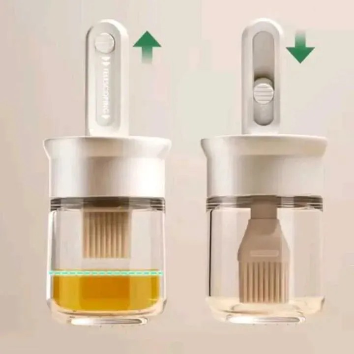 Dispensador Aceite Con Brocha, Retráctil